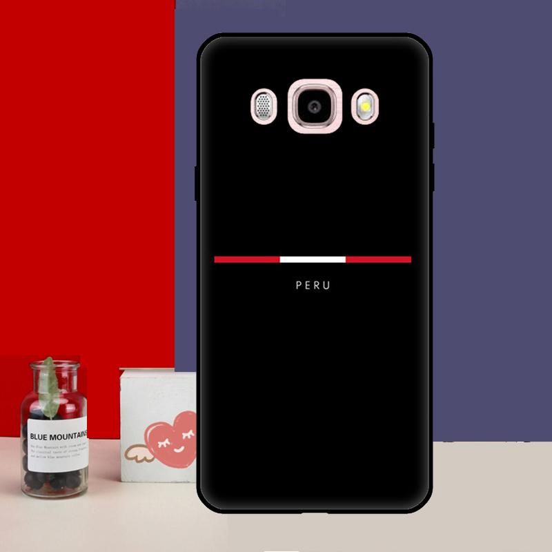 Peru Flag Case For Samsung Galaxy J3 J5 J7 2016 A3 A5 2017 A6 A7 A8 A9 J8 J4 J6 Plus 2018 Back Cover
