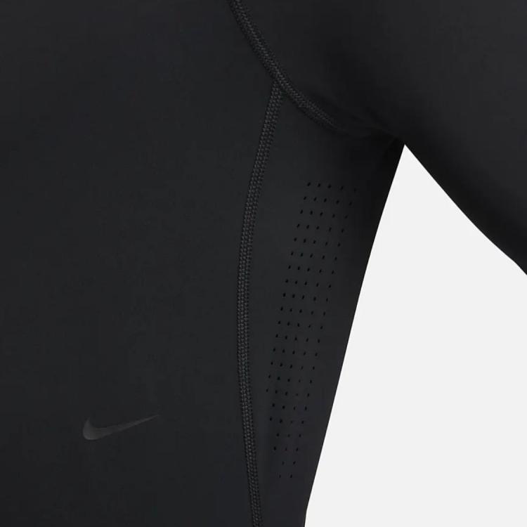 Nike Axis Performance System Logo Crew Neck Long Sleeve T-Shirt Men Tops Black DR1899-010