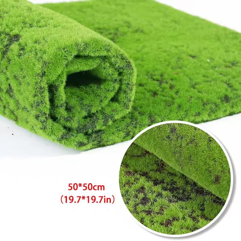 Artificial Plants Turf Moss Carpet Wall Turf Fake Green Grass Mat Decor For Home Floor Wedding Outdoor Garden Micro Landscape