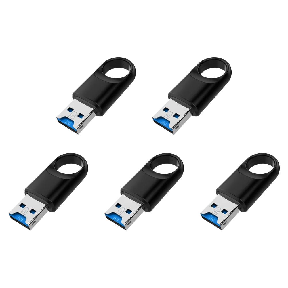 1-5PCS Memory Card Reader Adapter USB 3.0 High Speed Flash Memory Card Adapter Hub for TF SD PC Computer Laptop