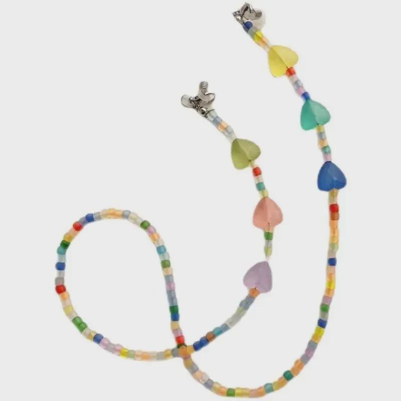 Koreanische Mattierte Liebesbonbon-Brillen- & Hutkette