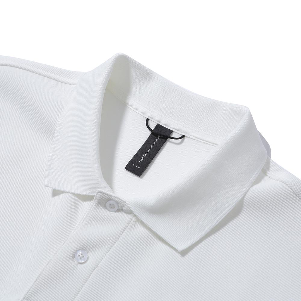Moif [Ss24]Wide Polo H/S Shirt / Off White