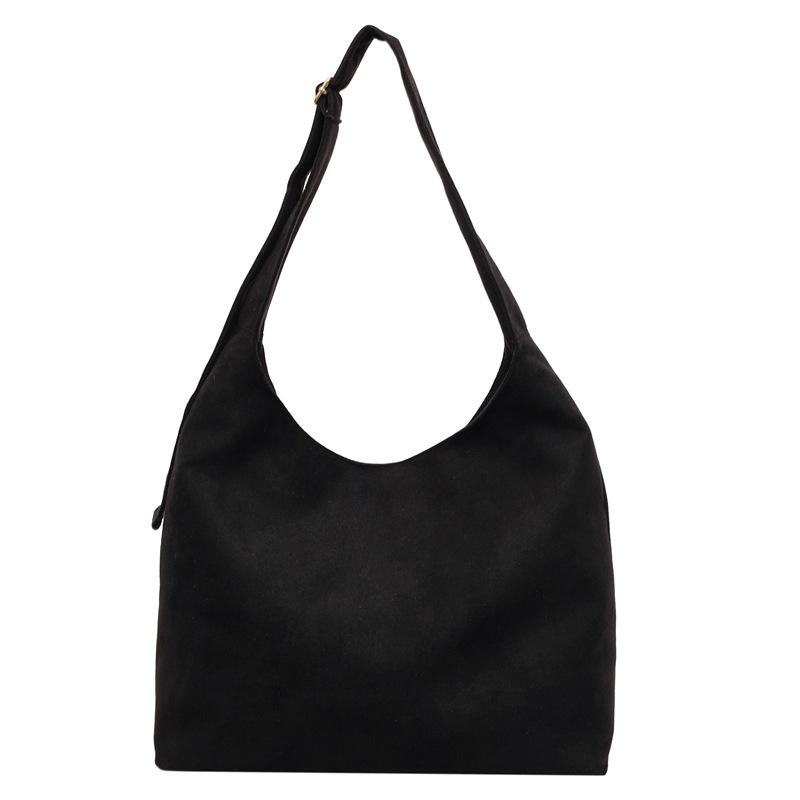 Soft Faux Suede Polyester Hobo Bag – Lightweight & Stylish Shoulder Tote for Women, Perfect for Everyday Use