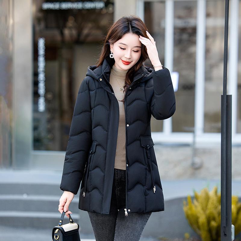 Winter Cotton-padded Jacket for Women, Long, Fashionable, Loose Down Cotton Jacket, Warm Cotton-padded Jacket