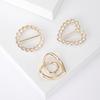 Simple Pearl Love Brooch High-End Delicate Pin Fashion Sweater Coat Shawl Corsage Set