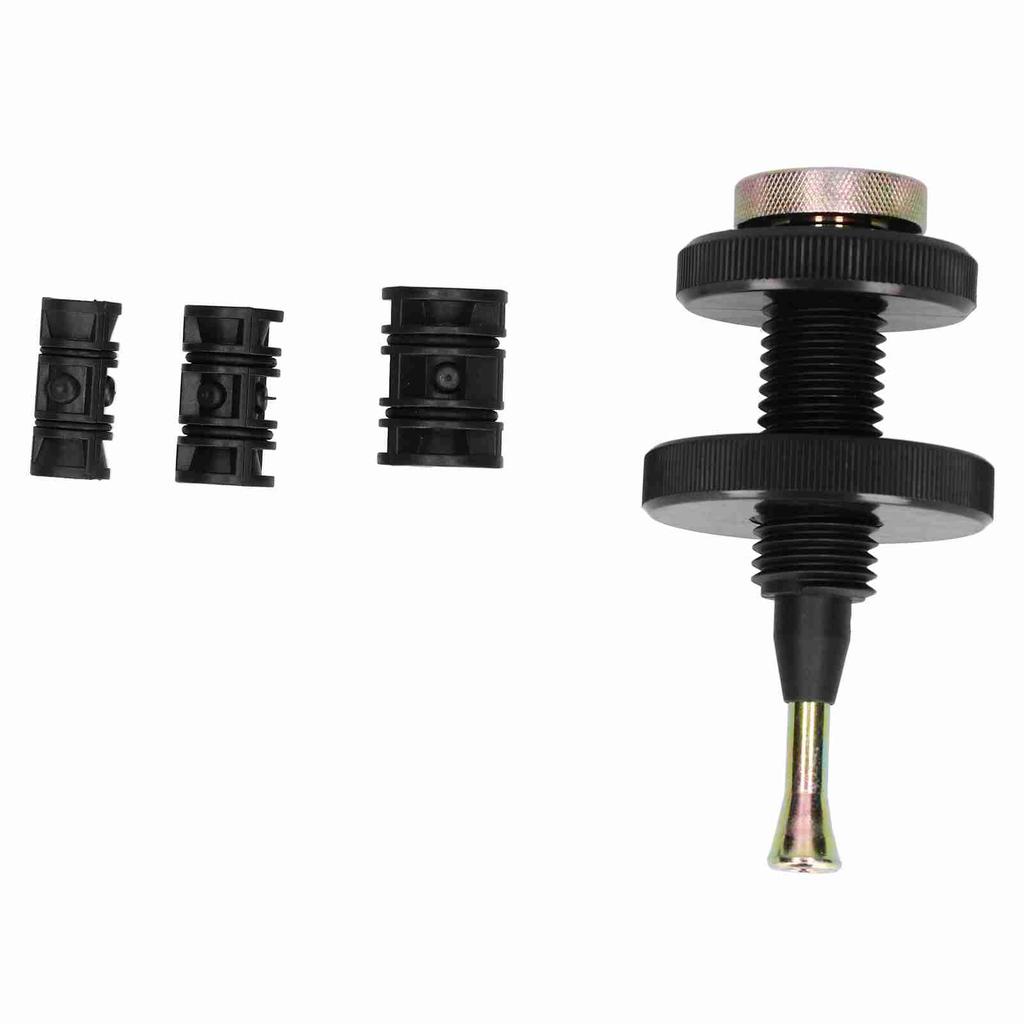 Clutch Alignment Tool with 3‑Adapter Maintenance for Flywheels Without Pilot Bearing