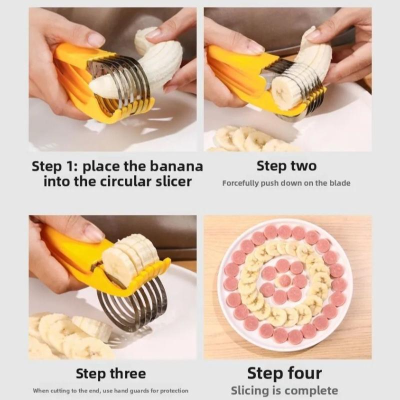 Affettatore Banana Prosciutto Frutta Ultra-sottile Manuale Creativo Multifunzione Taglierina Melone Taglio Artefatto Cucina Strumento Speciale