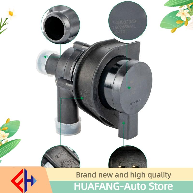 Original 1k0965561j Cooling Water Pump Car Auto Additional Auxiliary Electric 12v For Jetta Golf Cc Passat B5 B6 A3 High Quality