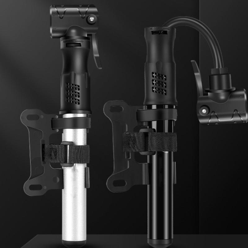 High Pressures Bike Pumps with Standard Bicycles Valves for Balls, Mini Bicycles Pumps Bicycles Tyre Pumps Set for Tyres