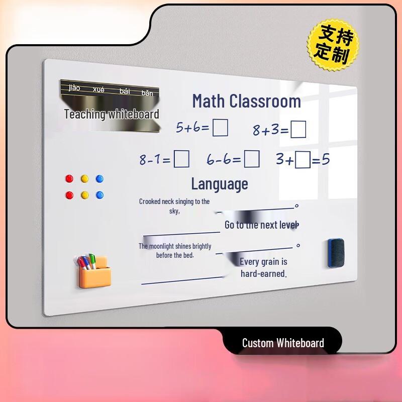 Qixin Magnetic Dry Erase Wall Sticker Whiteboard