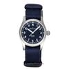 Khaki Field Textile Strap Blue Dial Quartz H69301940 Unisex Watch