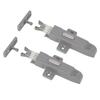 2 Set Cabinet Door Push Latch ABS Rebound Self Locking Device Collision Resistant Cushioning