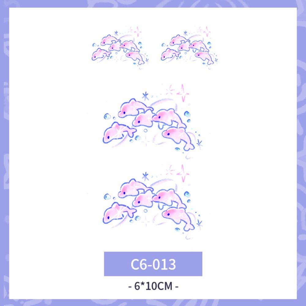 Butterfly Body Art Sticker Cloud Makeup Tattoo Decals Kawaii Temporary Tattoo Stickers  Women