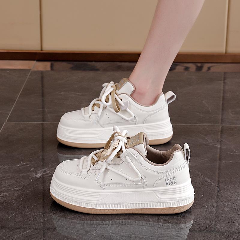2025 little white shoes children's spring new Korean version ins female students leisure sports versatile board shoes street auction Y8623