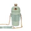 Stainless Steel 304 Bouncing Cover Vacuum Flask, Coffee Thermos Mug, Creative Girls Straw Thermos Cup, Water Bottle