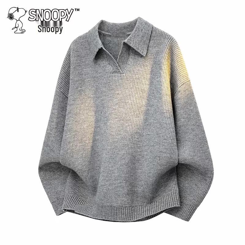 SNOOPY Men's V-Neck Casual Sweater