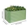 Multi-Functional Galvanized Steel Garden Bed for Vegetables & Fruits, Suitable for Balcony and Garden Planting