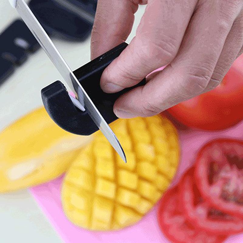 Mini Ceramic Multi Purpose Keychain Pocket Tools Portable Knife Sharpener