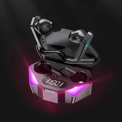 Gaming Ørepropper Trådløse Bluetooth Øretelefoner Med Mikrofon Bass Lyd Lydposisjonering 9D Stereo Musikk HiFi Headset For Gamer