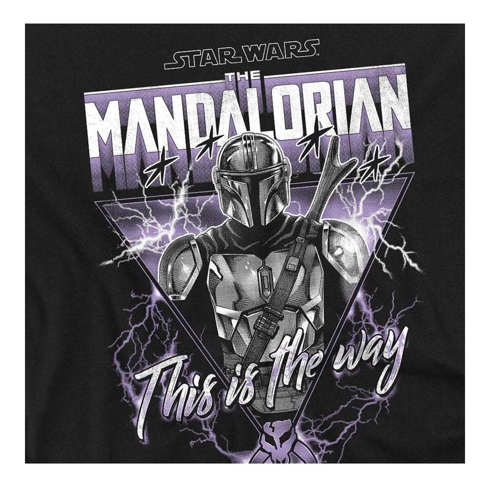 Star Wars: The Mandalorian Unisex Adult This Is The Way Heavy Metal Long-Sleeved T-Shirt