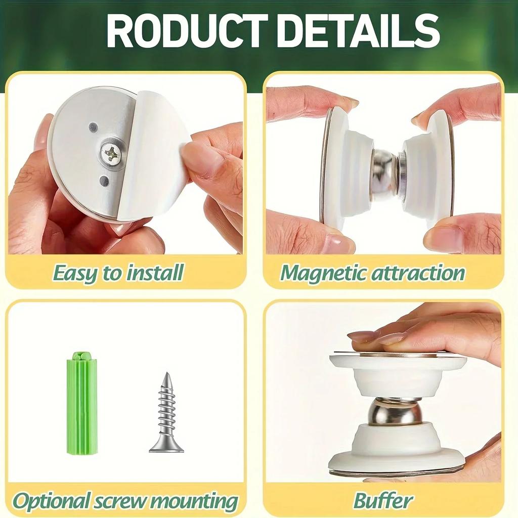 Magnetischer Türfang Küchenschranktürhalter Wohnmobil Türstopper Haltefang Riegel für Wohnmobil Wohnwagen Camper Wohnmobilboot Türhalter