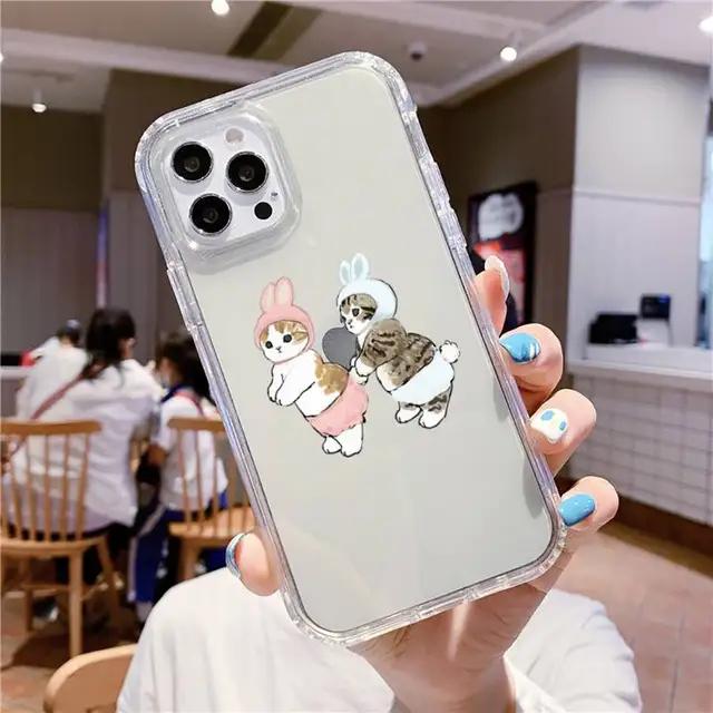 Husă de telefon pentru cuplu de pisici de desene animate 11 12 13 14 15 Pro MAX 7 8 Plus Huse pentru iPhone XR X XS Husă Fundas antișoc Genți