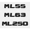 3D Metal ABS Car Trunk Sticker Letter Badge for Mercedes Benz Old Style ML55 ML63 ML250 ML300 ML320 ML350 ML400 ML430 Emblem ee05