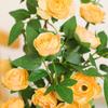Rose Artificial Floral Arrangement - Silk & Dried Flowers for Home Décor