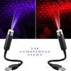 Mini LED Bil Tak Stjärna Nattljus Projektor Atmosfär Galaxy Lampa USB Dekorativ Justerbar för Auto Tak Rum Takdekor