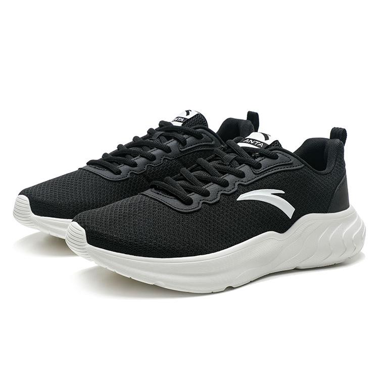 Anta Running Collection Textile, Synthetic Leather Slip Resistant Abrasion Resistant Low Top Running Shoes Men's 912345527- 1