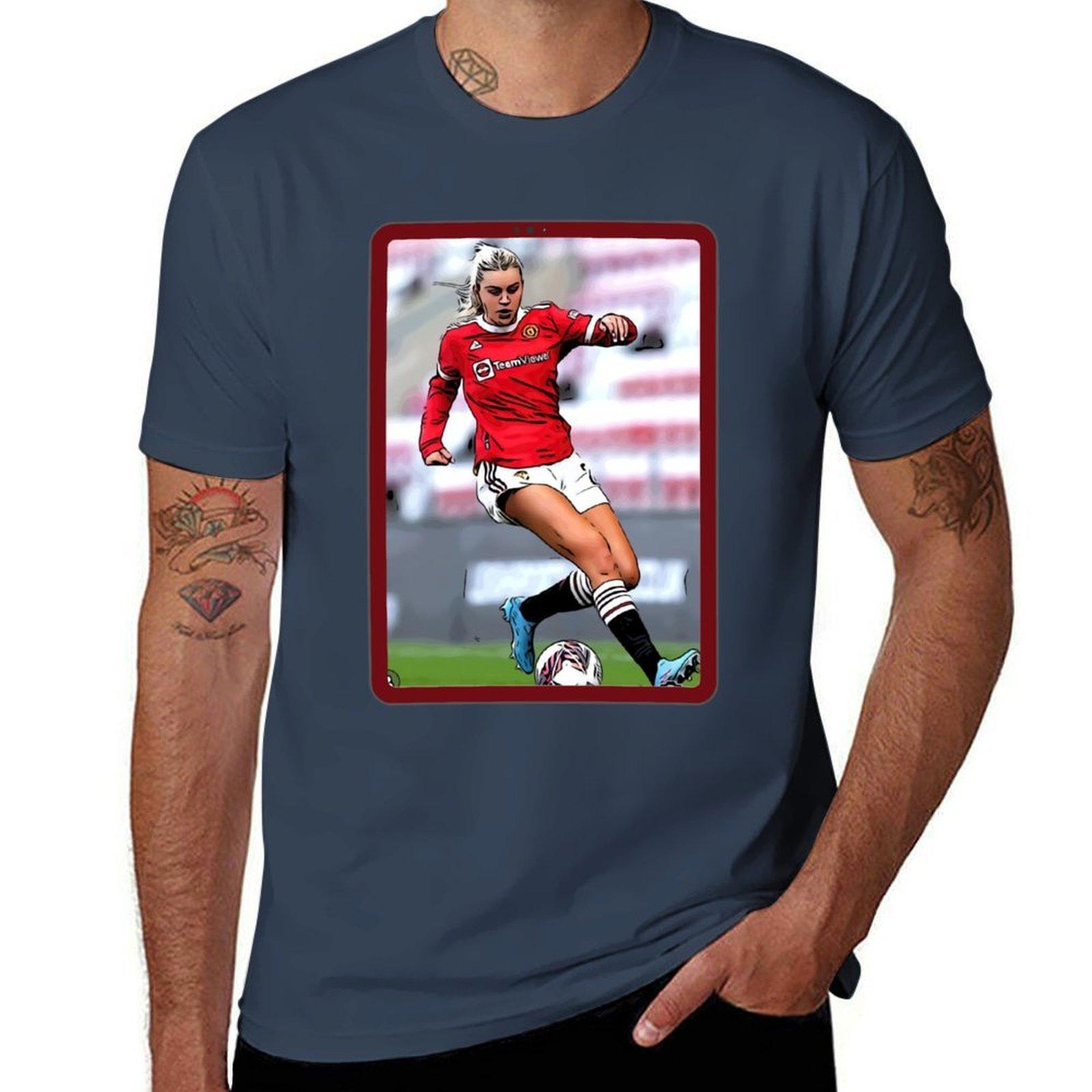 Alessia Russo Card Tshirt Basic Simple Casual Short Sleeve Tee S