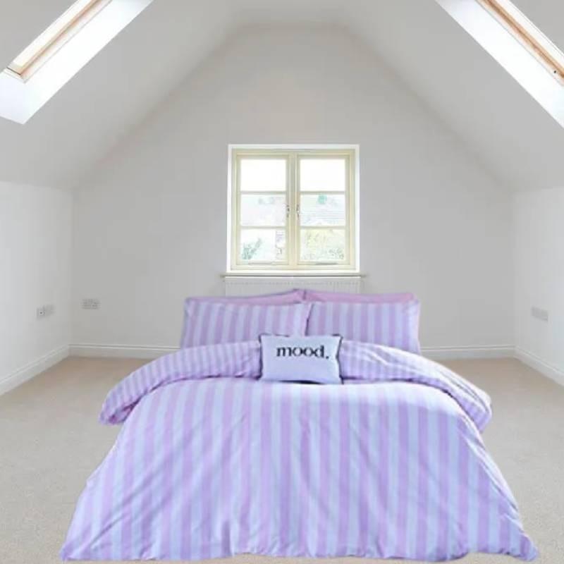Luxurious 3d Bedding Set High Definition Digital Print Usa Size Bed Sheet Modern Simple Floral Design