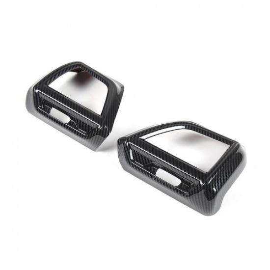 ABS Carbon Fiber Center Console Air Vent Cover Trim For Subaru Forester -23