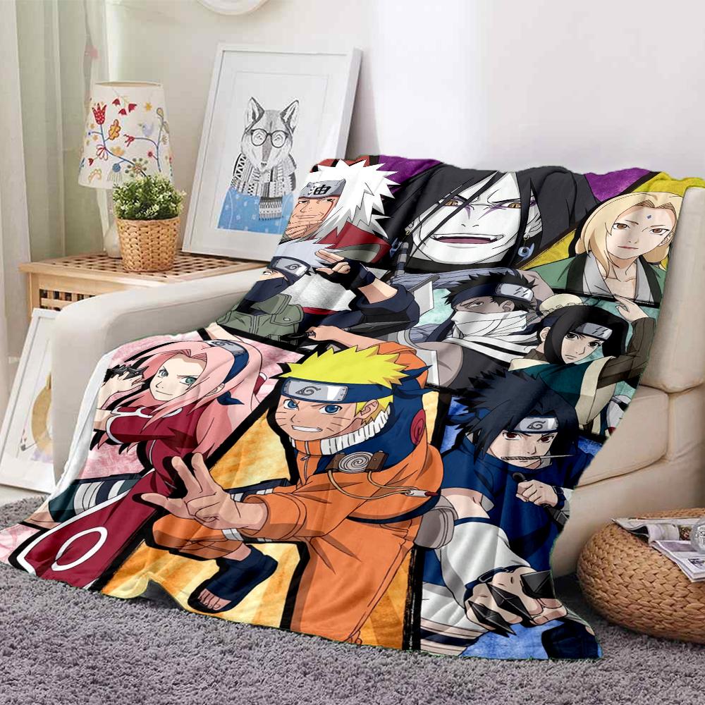 1Pc Naruto Legacy Heroes Blanket Soft And Comfortable Casual Warm Camping Travel Christmas Halloween Xmas Gift M92813