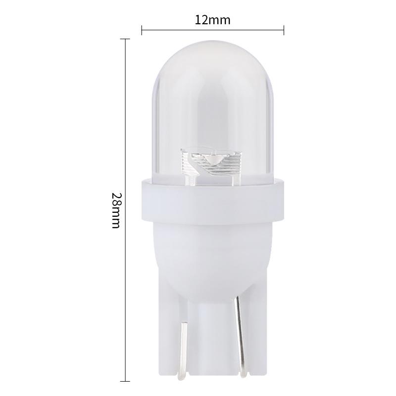 30pcs Car T10 Led Bulbs LED Light Cold White Silica Auto Interior Dome Reading Wedge Side Door Trunk Lamp License Plate Lamp 12V Bulbs 7