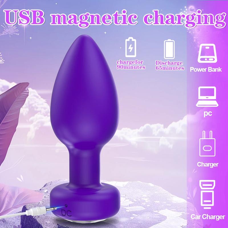 APP Butt Plug Anal Vibrator for Gay Remote Control Dildo Vibration Masturbation Adult Sex Toy for Couples Prostate Massager