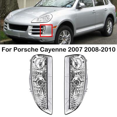 LH RH Car Front Bumper Driving Light DRL For Porsche Cayenne 2007 2008 2009 2010 Daytime Running Lamp Without Bulbs 7L5941181D