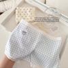 Women's Summer Thin Floral Pure Cotton Crotch Two in One Flat Angle Safety Underwear