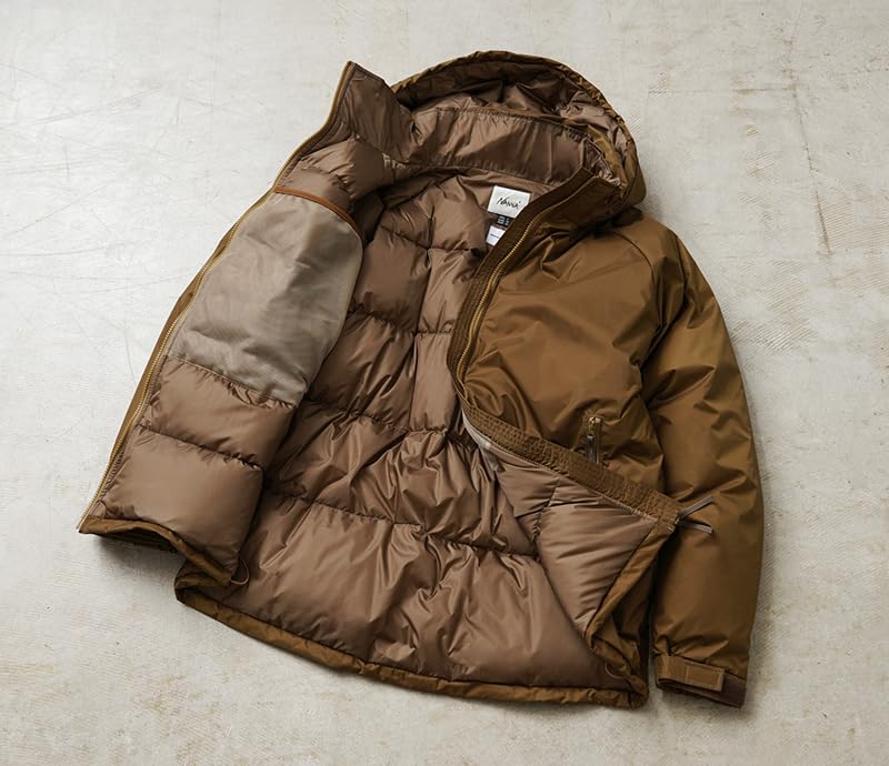 [WAIPER] NANGA Special Order AURORA-TEX Down Jacket, Type U.S.M.C. Level 7, Happy Suit Coyote, Made in Japan (JP, Alphabet, S, Coyote)