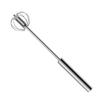 Egg Beating Device Stainless Steel Semi-automatic Egg Beater Ergonomic Handle No Batteries Needed Kitchen Essential