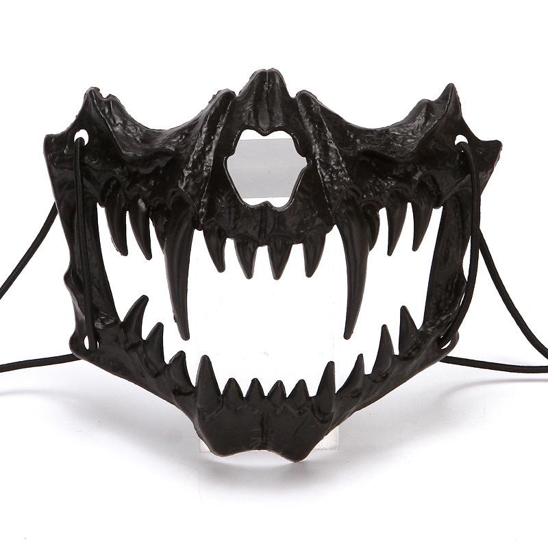 1pc Halloween Japanese writer costumes animal horror secondary prop mask Dragon God Tiger dress mask