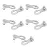 5pairs Bicycle Missing Link Rustproof Steel Quick Release Link Corrosion Resistant Easy Installation Bike Chain Link