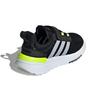 Adidas Racer TR21 Little Kid Black Solar Yellow Kids Sneakers Core-Black Halo-Silver GW8079