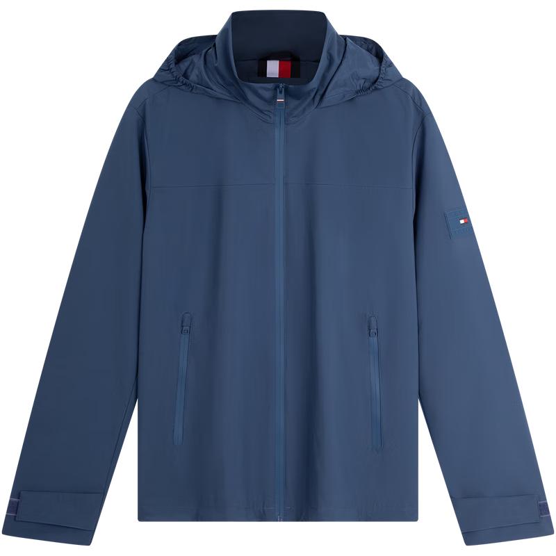 Tommy Hilfiger Men's Packable Windproof Coach Jacket