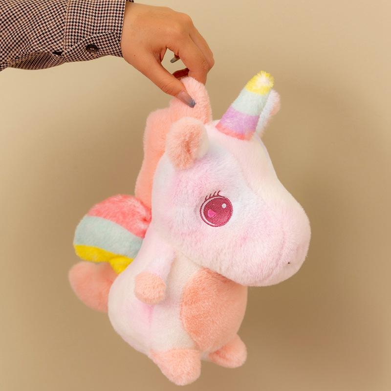 Cute Pink Unicorn Doll Plush Toy Unicorn Doll Child Companionship Follow Pillow Doll