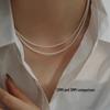 High-Gloss Mother-of-Pearl Necklace: Women's Exquisite, Durable, Strong Light Baby Rice Beads Clavicle Chain