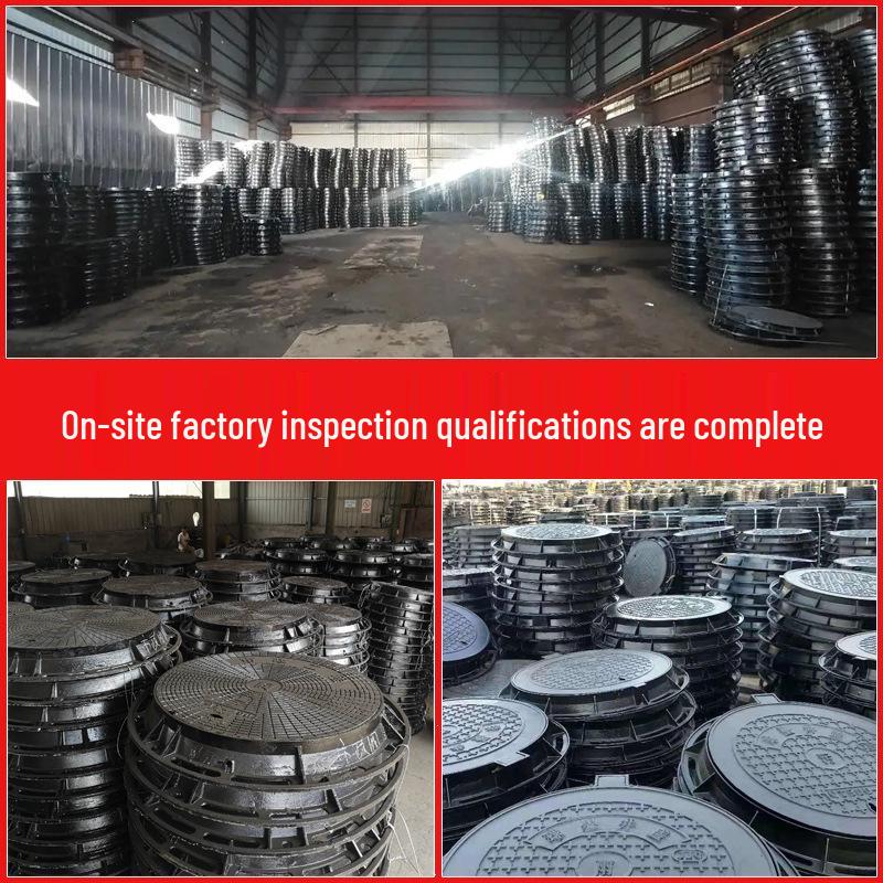 Ductile Iron 700 Round Manhole Cover for Sewage & Rainwater Drainage