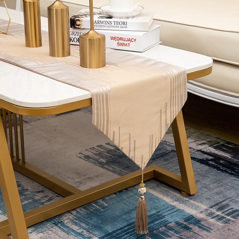 Steagul european de mese din satin, modern, simplu, broderie, sufragerie, masă, ceai, televizor, copac dulap, pânză, steag pentru masă de hotel