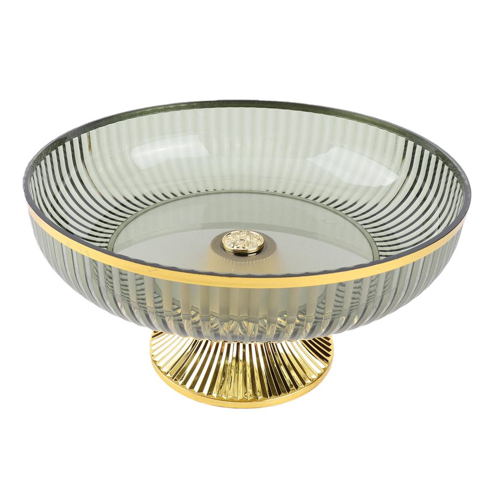 Fruit Plate Multifunctional Plastic Stylish Space Saving Decorative Snack Bowl for Candy Nuts