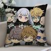 Hot Anime B-Black Clover Pillow Case Short Plush Sofa Decorative Gift Home Double-sided Printing Cushion